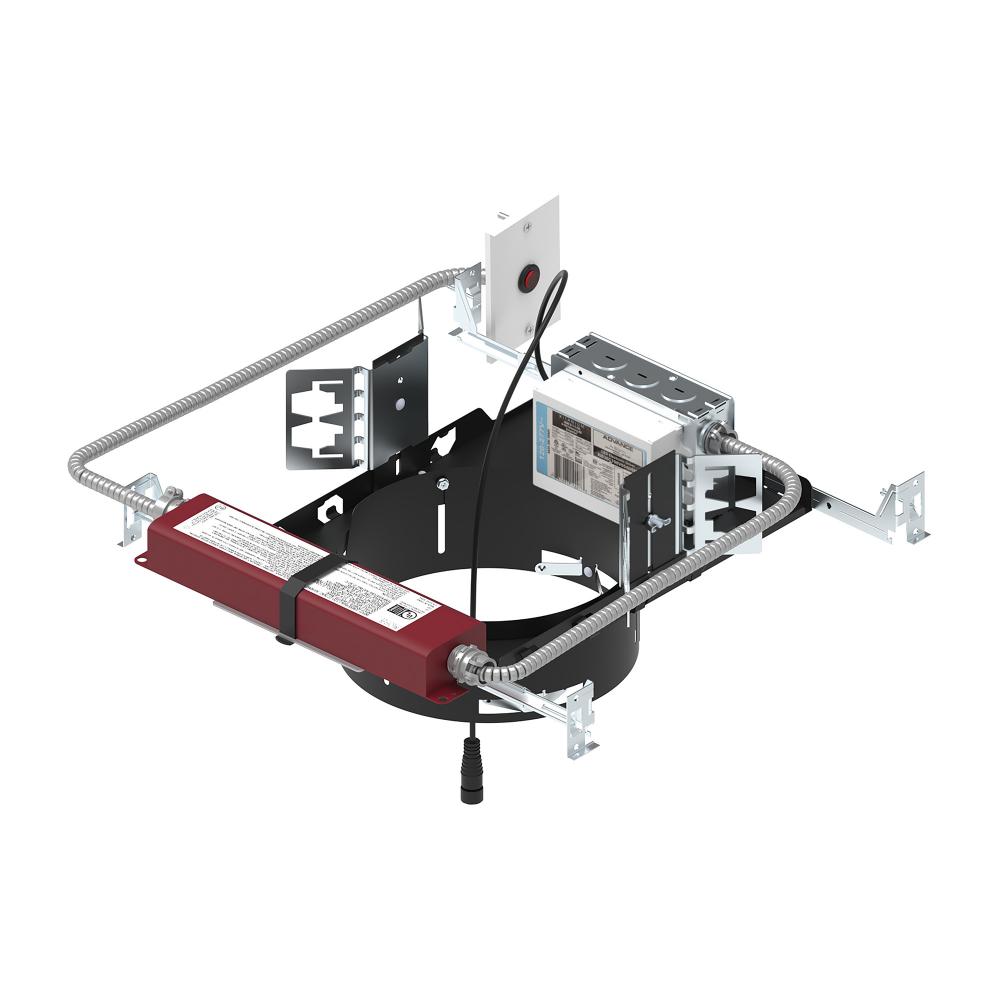 8" Sapphire III Non-IC New Construction Housing w/ Remote Test Switch EM Driver, 16W / 1500lm,