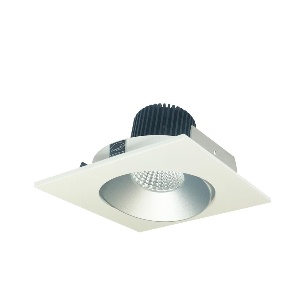 4" Iolite LED Square Adjustable Cone Reflector, 1000lm / 14W, 3500K, Haze Reflector / White