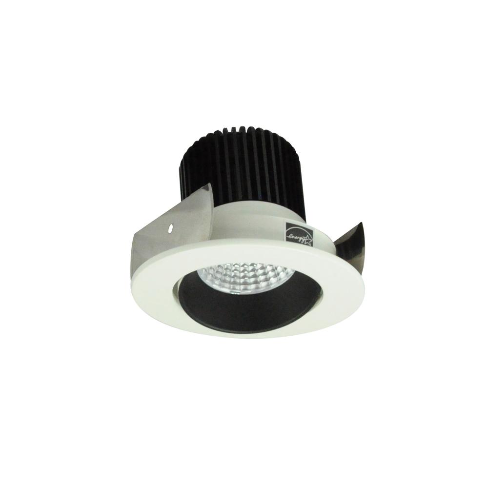 2" Iolite LED Round Adjustable Cone Reflector, 1000lm / 14W, 3000K, Black Reflector / White