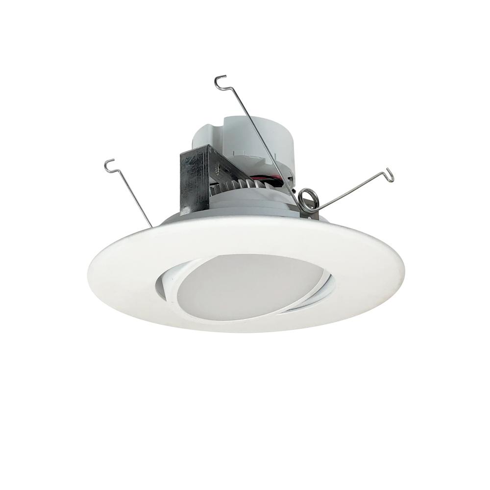 5"/6" Onyx LED Adjustable Retrofit, 800lm / 12.5W, 2700K, White finish