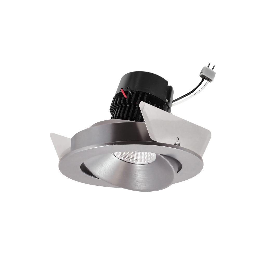 4" Pearl Low Voltage LED Round Adjustable Cone Retrofit, 1200lm / 11W, 2700K, Natural Metal