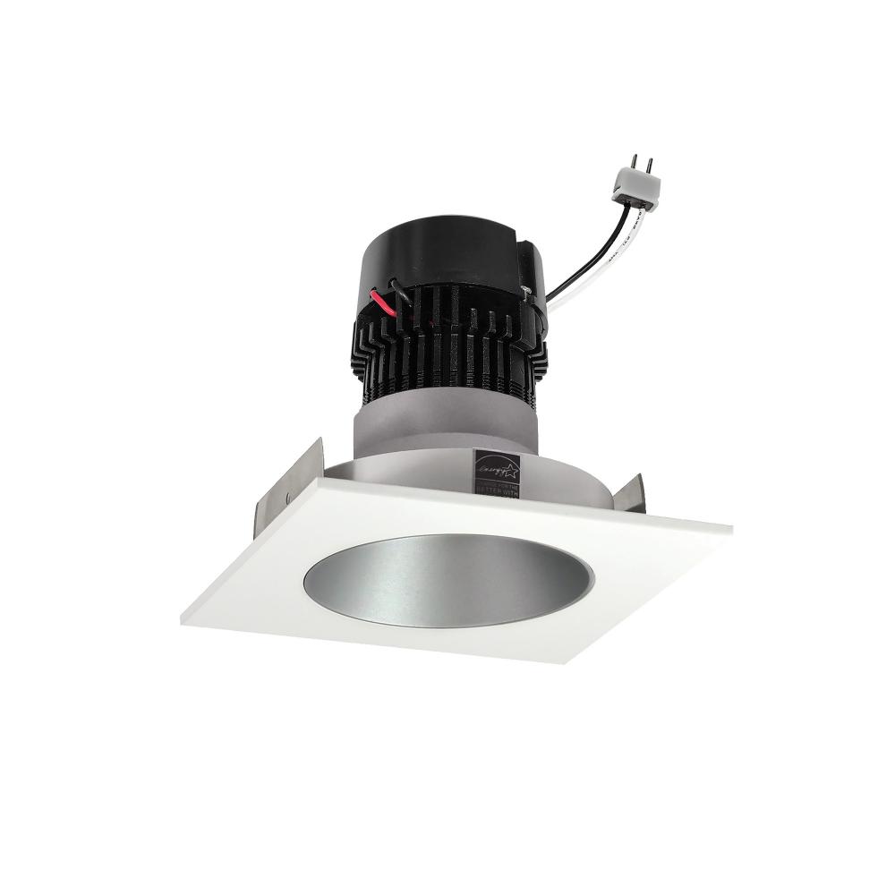 4" Pearl Low Voltage LED Square Retrofit Reflector with Round Aperture, 1150lm / 11W, 3000K,
