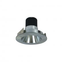 Nora NIO-4RNDC35QNN - 4" Iolite LED Round Reflector, 10-Degree Optic, 850lm / 12W, 3500K, Natural Metal Reflector /