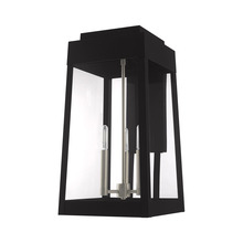 Livex Lighting 20858-04 - 3 Lt Black Outdoor Wall Lantern