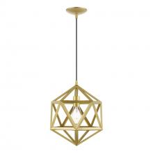 Livex Lighting 41328-33 - 1 Light Soft Gold Pendant