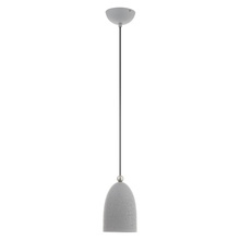 Livex Lighting 49107-80 - 1 Lt Nordic Gray Pendant