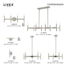 Livex Lighting 51172-91 - 2 Lt Brushed Nickel ADA Wall Sconce