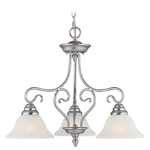 Livex Lighting 6133-91 - 3 Light Brushed Nickel Chandelier