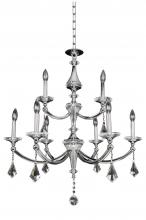 FACETS OF SHREVEPORT 012172-010-FR001 - Floridia (6+3) Light 2 Tier Chandelier