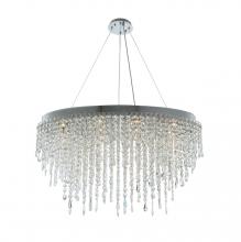 FACETS OF SHREVEPORT 028259-010-FR001 - Tenuta 36 Inch Oval Convertible Pendant / Flush Mount
