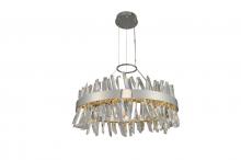 FACETS OF SHREVEPORT 030255-010 - Glacier 32 Inch Round LED Pendant