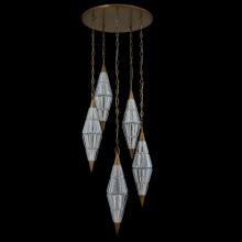 FACETS OF SHREVEPORT 043757-062-FR001M - ALLUNGATO 5 LT PENDANT