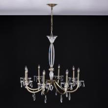 FACETS OF SHREVEPORT 046177-039-FR001 - PASSO 8 LT CHAM GLD CHANDELIER
