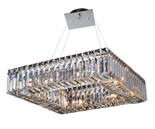 FACETS OF SHREVEPORT 11710-010-FR001 - Quadro 18 Inch Square Pendant