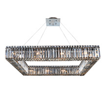 FACETS OF SHREVEPORT 11712-010-FR001 - Quadro 35 Inch Square Pendant