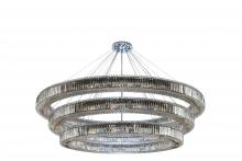 FACETS OF SHREVEPORT 11715-010-FR001 - Rondelle (60 + 72 + 84) Inch 3 Tier Pendant