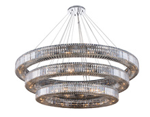 FACETS OF SHREVEPORT 11723-010-FR001 - Rondelle 3 Tier Pendant (47" + 60" + 72")