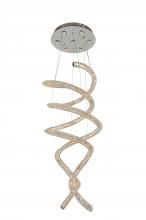 FACETS OF SHREVEPORT 11807-010-FR001 - Ravina 7 Light + LED Convertible Chandelier - Flush Mount