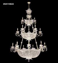 James R Moder 94115GA11 - Princess Entry Chand. w/18 Lights; Gold Accents Only