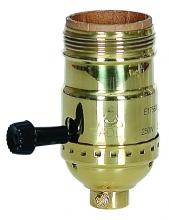American De Rosa Lamparts D4026 - MB 3-WAY TURN-KNOB-UNO PB