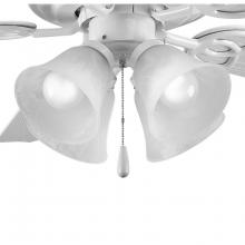 PROGRESS LIGHTING P2610-30WB - AirPro Collection Four-Light Ceiling Fan Light