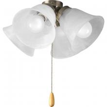 PROGRESS LIGHTING P2643-09WB - AirPro Collection Four-Light Ceiling Fan Light