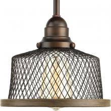 PROGRESS LIGHTING P500078-020 - Tilley Collection One-Light Antique Bronze Coastal Pendant Light