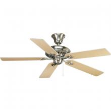 PROGRESS LIGHTING P2521-09 - AirPro Collection Signature 52" Five-Blade Ceiling Fan