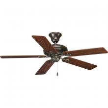 PROGRESS LIGHTING P2521-20 - AirPro Collection Signature 52" Five-Blade Ceiling Fan