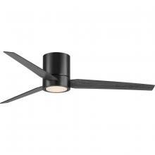 PROGRESS LIGHTING P2588-31M30K - Braden 56" Integrated LED Indoor Matte Black Mid-Century Modern Ceiling Fan with Light Kit and W