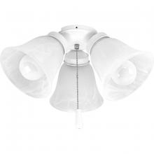 PROGRESS LIGHTING P2600-30WB - AirPro Collection Three-Light Ceiling Fan Light