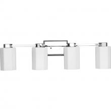 PROGRESS LIGHTING P300479-015 - Estrada Collection Four-Light Polished Chrome Contemporary Bath & Vanity Light