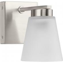 PROGRESS LIGHTING P300499-009 - Tanner Collection One-Light Brushed Nickel Transitional Vanity Light