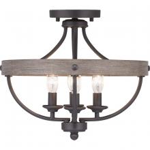 PROGRESS LIGHTING P350117-143 - Gulliver Collection Four-Light 14-1/4" Semi-Flush Convertible