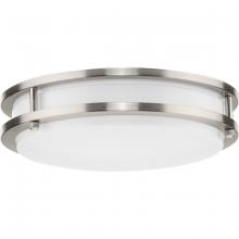 PROGRESS LIGHTING P350274-009-CS - Abide Collection 5-CCT Integrated LED Brushed Nickel Contemporary 10.24" Small Flush Mount Light