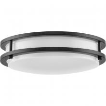 PROGRESS LIGHTING P350274-31M-CS - Abide Collection 5-CCT Integrated LED Matte Black Contemporary 10.24" Small Flush Mount Light