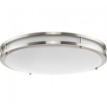 PROGRESS LIGHTING P350276-009-CS - Abide Collection 5-CCT Integrated LED Brushed Nickel Contemporary 17.7" Large Flush Mount Light