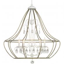 PROGRESS LIGHTING P400152-151 - Fleurette Collection Five-Light Chandelier