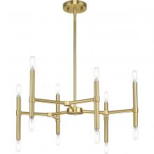 PROGRESS LIGHTING P400339-191 - Arya Collection Twelve-Light Brushed Gold Luxe Chandelier