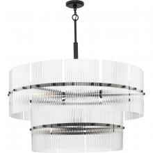 PROGRESS LIGHTING P400390-31M - Seville Collection Nine-Light Matte Black Contemporary Chandelier