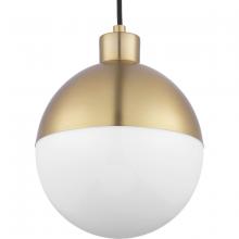 PROGRESS LIGHTING P500147-109-30 - Globe LED Collection One-Light LED Pendant