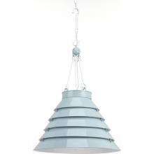 PROGRESS LIGHTING P500200-162 - POINT DUMEÂ® by Jeffrey Alan Marks for Progress Lighting Surfrider Collection Maliblue Large Pendant