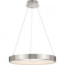 PROGRESS LIGHTING P500369-009-30 - Inverse LED Collection Modern Brushed Nickel Pendant