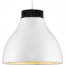 PROGRESS LIGHTING P500372-028-30 - Radian LED Collection Modern Satin White Metal Pendant