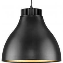 PROGRESS LIGHTING P500372-31M-30 - Radian LED Collection Modern Matte Black Metal Pendant