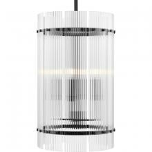 PROGRESS LIGHTING P500457-31M - Seville Collection 4-Light Matte Black Contemporary Foyer Light