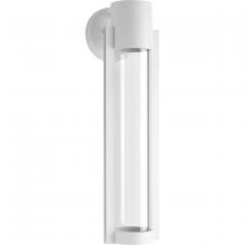 PROGRESS LIGHTING P560056-030-30 - Z-1030 Collection 5" One-Light LED Satin White Medium Modern Wall Lantern