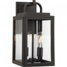 PROGRESS LIGHTING P560176-020 - Grandbury Collection Two-Light Transitional Antique Bronze Outdoor Wall Lantern with DURASHIELD