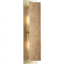 PROGRESS LIGHTING P710122-205 - Lusail Collection Two-Light Soft Gold Luxe Industrial Wall Bracket