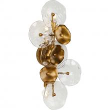 PROGRESS LIGHTING P710124-204 - Loretta Collection Four-Light Gold Ombre Transitional Wall Sconce